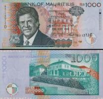 *1000 Rupií Maurícius 2010-22, P63 UNC - Kliknutím na obrázok zatvorte -